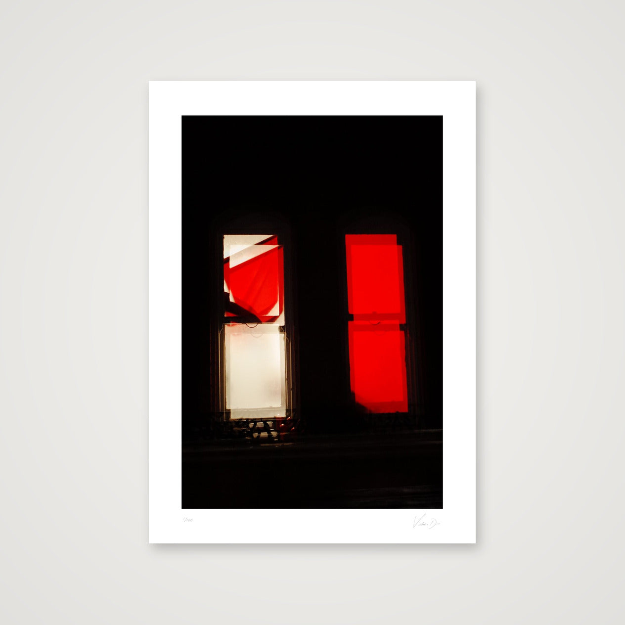 Red. From London Series. 2023 — A4 (21×30cm, 8×12") Print only