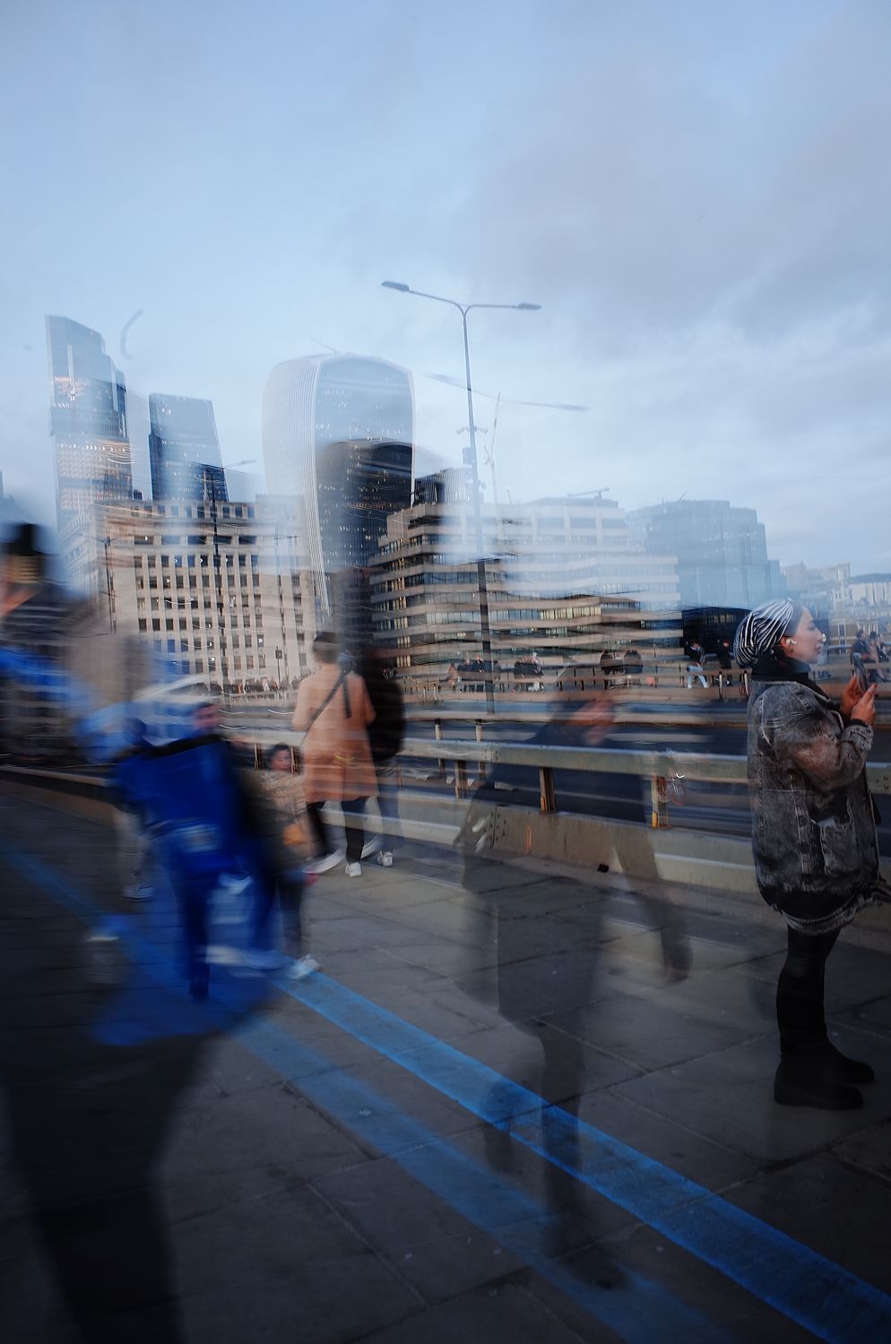 On The Bridge. From London Series. 2023