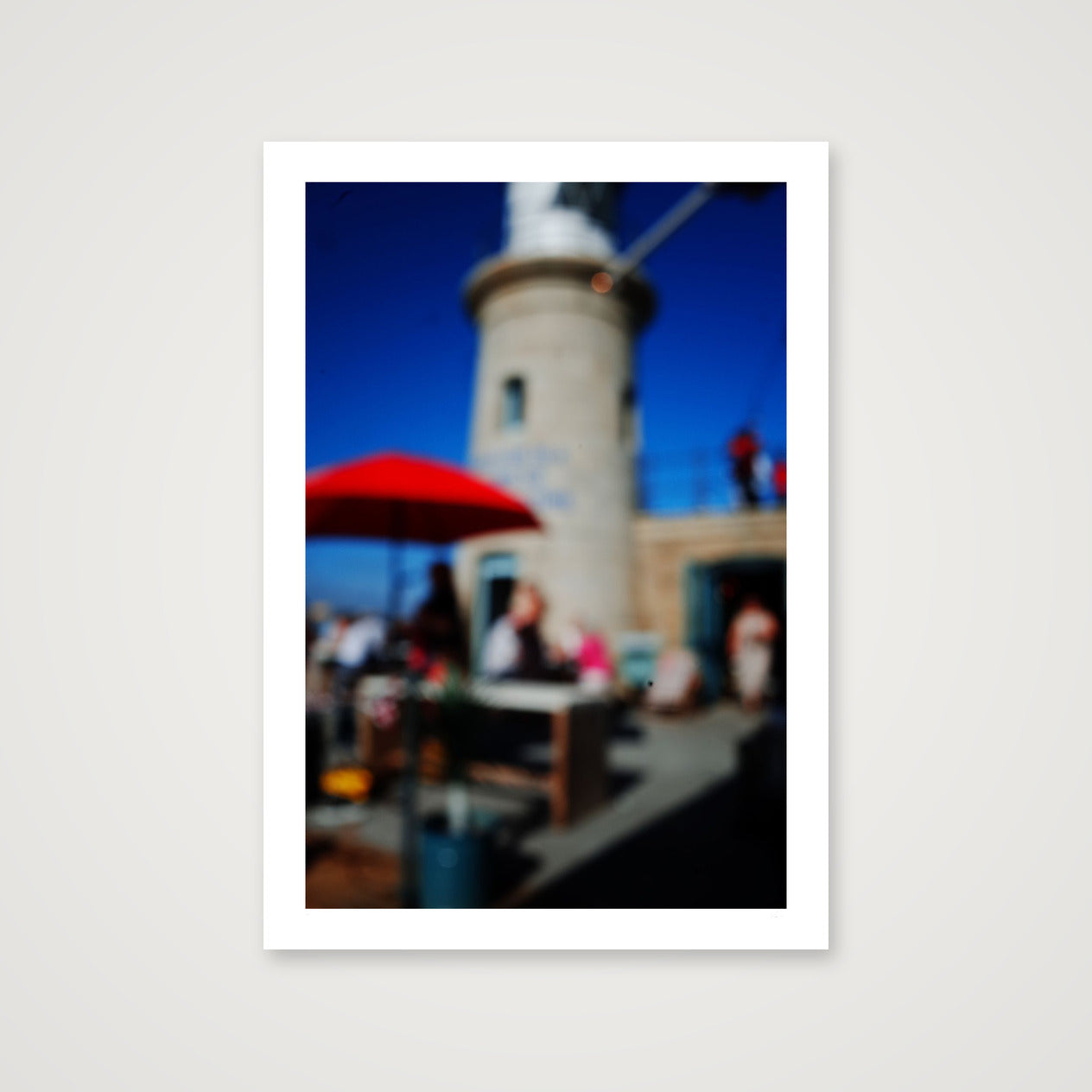 Lighthouse in Summer. Folkestone, 2025 — 70×100cm, 28×39" Print only