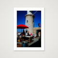 Lighthouse in Summer. Folkestone, 2025 — A4 (21×30cm, 8×12") Print only